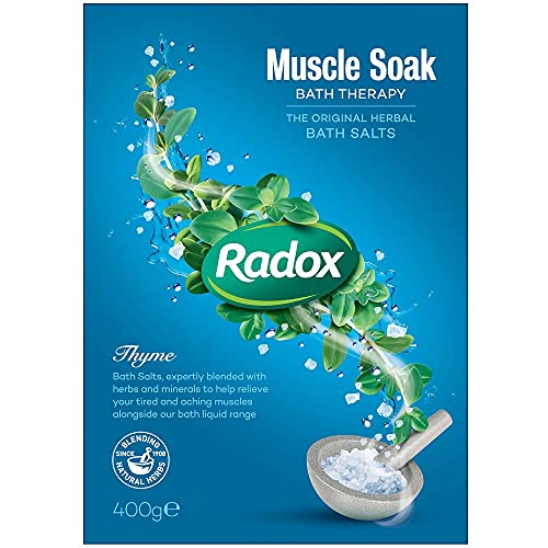 Radox Bath Therapy Muscle Soak Herbal Bath Salts 400 G - Sports & Fitness Amazon Royaume-Uni à 1.60€