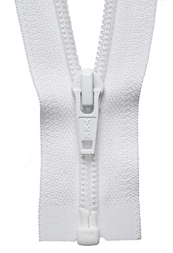 YKK Coil Zip, No. 501 White, 46 cm Length - Auto & Moto Amazon Royaume-Uni à 3.30€