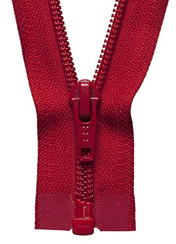 YKK Coil Zip, No. 519 Red, 61 cm Length - Auto & Moto en promo à 3.60€