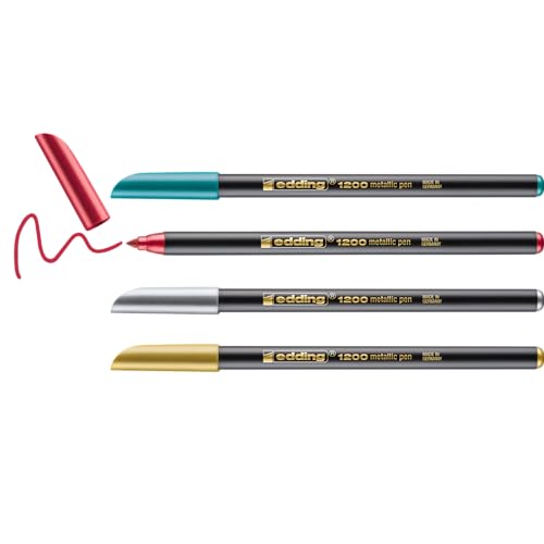 edding 1200 rotulador de color metálico 4 colores - x1... - Bébé & Puériculture Amazon Espagne à 3.96€