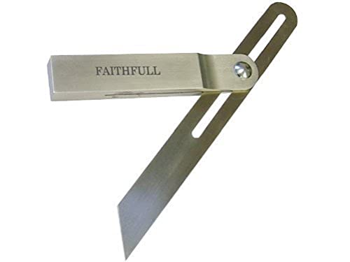 Faithfull 250mm Aluminium Sliding Bevel Stainless Steel... - Home & Kitchen Amazon UK à 16.65€