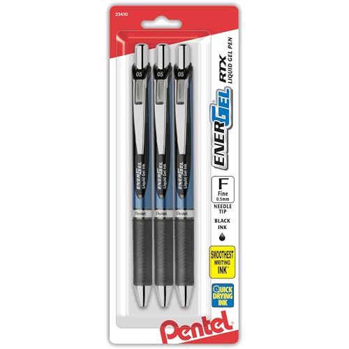 Stylo rétractable Pentel EnerGel Deluxe RTX - A gel liquide... - Maison & Cuisine Amazon France à 15.34€