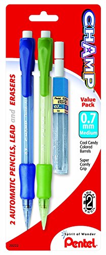 Pentel Champ automatique crayon, 0,5 mm, corps assortis 0,7... - Auto & Moto Amazon France à 16.75€