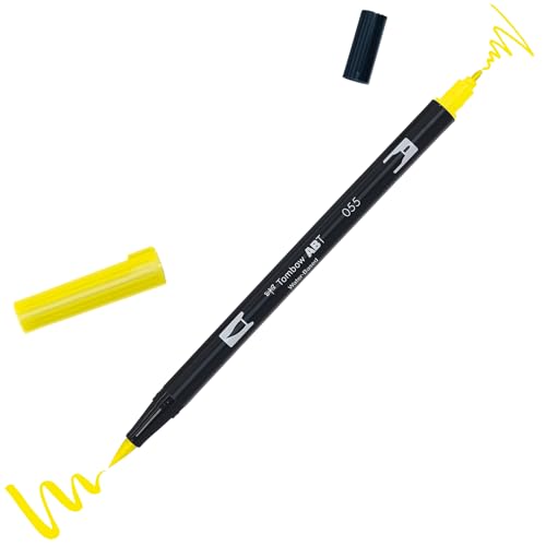 Tombow ABT-055 Feutre pinceau à 2 pointes Jaune - Bricolage & Outils Amazon France à 3.99€