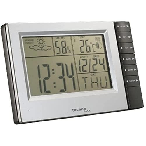 Technoline Ws 9121 - Estación Metereológica, Plata Y gris - Bon plan à 14.32€