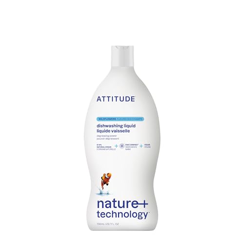 ATTITUDE Washing Up Liquid, EWG Verified, Plant-Based &... - Jardin & Extérieur Amazon Royaume-Uni à 3.00€