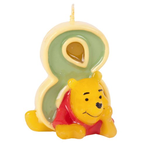 Candelina Winnie the Pooh e amici numero 8 - Maison & Cuisine Amazon Italie à 0.60€