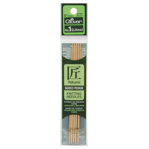 Takumi Bamboo Double Point Knitting Needles 5" 5/Pkg-Size... - Loisirs Créatifs Amazon France à 17.97€