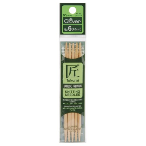 Takumi Bamboo Double Point Knitting Needles 5" 5/Pkg-Size... - Loisirs Créatifs en promo à 17.41€