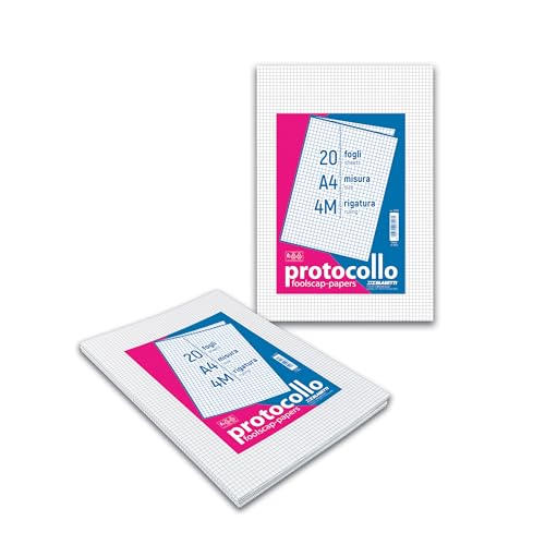Blasetti Foglio Protocollo - Pacchetto da 20 fogli formato... - Fournitures Bureau en promo à 0.67€