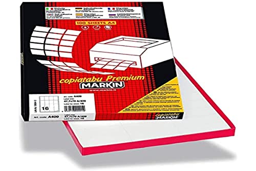 MARKIN 210 A450 Labels White - Amazon Royaume-Uni à 9.12€