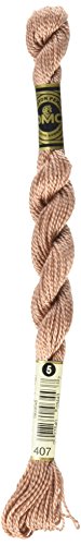 DMC 115 5-407 Pearl Cotton Thread, Dark Desert Sand, Size 5 - Loisirs Créatifs Amazon Royaume-Uni à 1.87€