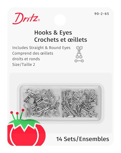 Dritz Nickel-Haken und Ösen, Größe 2 - Maison & Cuisine Amazon Allemagne à 6.45€