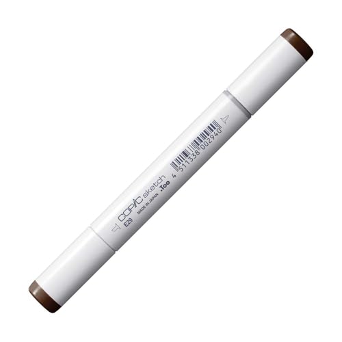 COPIC Sketch E29, Burnt Umber, Twin Marker avec Une Pointe... - Loisirs Créatifs Amazon France à 8.29€