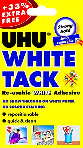 UHU WHITE TACK HANDY + 33% FREE BLISTER - Fournitures Bureau Amazon Royaume-Uni à 1.00€