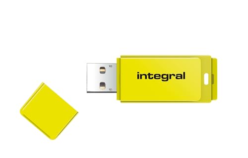 Integral 32GB Neon Yellow USB 2.0 Flash Drive - High-Tech & Électronique en promo à 3.65€