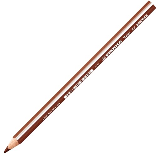 STABILO Trio - Matita colorata triangolare, colore: marrone... - Bon plan à 3.08€