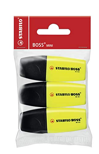 Stabilo Boss Mini Jaune 3pièce(s) marqueur - marqueurs... - Fournitures Bureau Amazon France à 3.39€