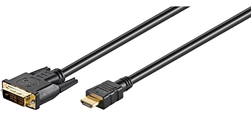 Goobay 51582 Câble DVI-D/HDMI, Doré, Noir, 5m Longueur de... - Tech & Electronics Amazon France à 6.02€