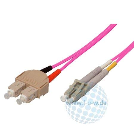 Tecline 39885602 Câble à Fibre Optique OM4 Violet bruyère... - Amazon France à 12.47€
