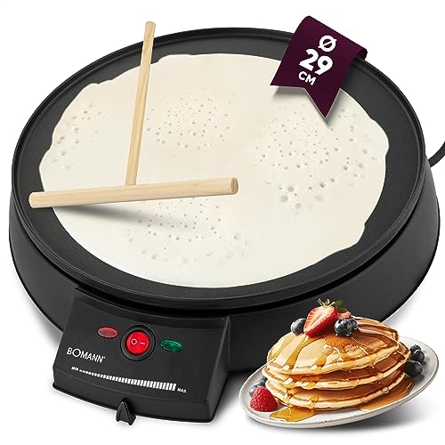 Bomann CM 2221 CB Crêpière 900 W Noir - Maison & Cuisine Amazon France à 39.41€