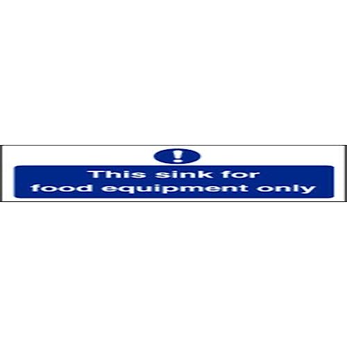 Stalwart L847 This Sink For Food Equipment Only Sign - Maison & Cuisine Amazon Royaume-Uni à 4.07€