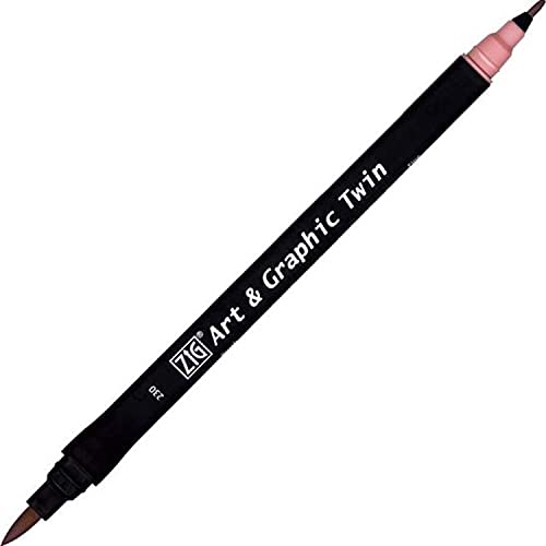 Kuretake ZIG Art and Graphic Twin Tip Brush Marker Pen 230... - Beauté & Parfums Amazon Royaume-Uni à 1.99€