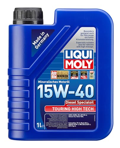 LIQUI MOLY Touring High Tech Diesel Specialoil 15W-40 | 1 L... - Auto & Moto Amazon Royaume-Uni à 9.31€