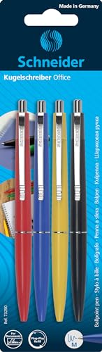 Schneider OFFICE Stylo à bille rétractable stylos, M, bleu... - Maison & Cuisine Amazon France à 3.32€