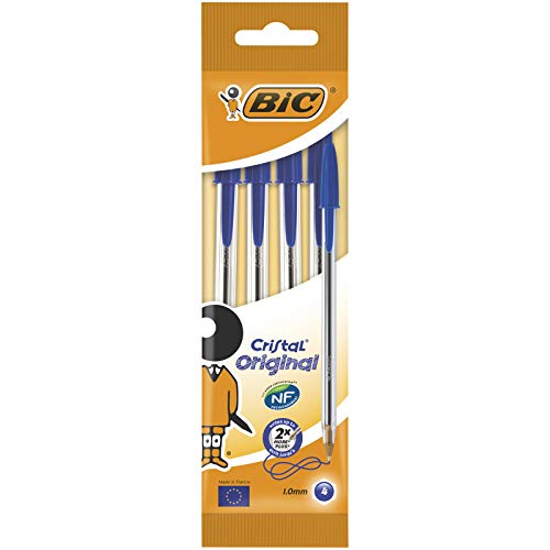 BiC Cristal medium - Bolígrafo de punta redonda, color... - Fournitures Bureau Amazon Espagne à 1.92€