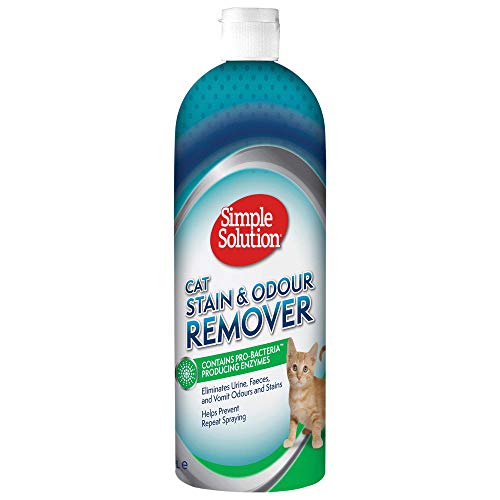 Simple Solution Elimina Macchie e Odori di Gatto - 1000 ml - Animalerie Amazon Italie à 11.69€