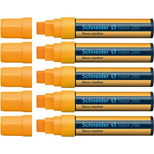 Schneider Pack de 5 marqueurs Maxx 260, trait 5-15 mm... - Office Supplies Amazon France à 31.88€