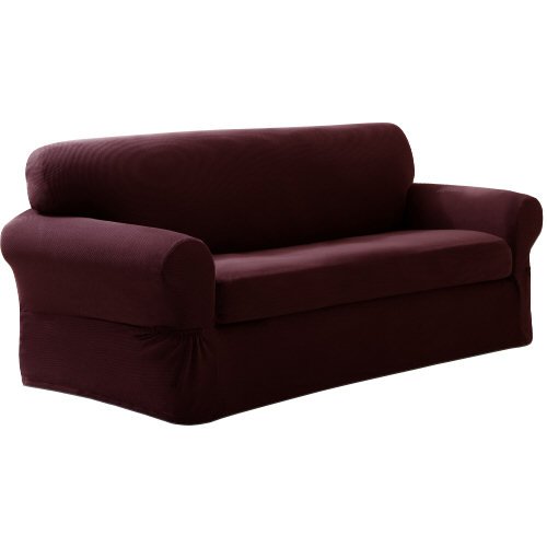MAYTEX Pixel Ultra Soft Stretch 2 Piece Sofa Furniture... - Vente Flash Amazon -69%