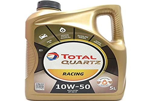 Total Quartz Racing Huile Moteur 10 W-50, 5 litres - Maison & Cuisine Amazon France à 57.85€