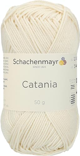 Schachenmayr Catania, 50G creme Fils À Tricoter - Animalerie Amazon France à 8.51€