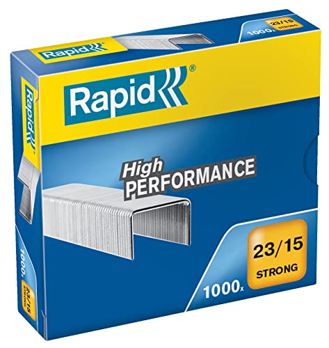 RAPID Punti metallici Strong 23/15 - 24870200 - Office Supplies Amazon Italy à 4.80€