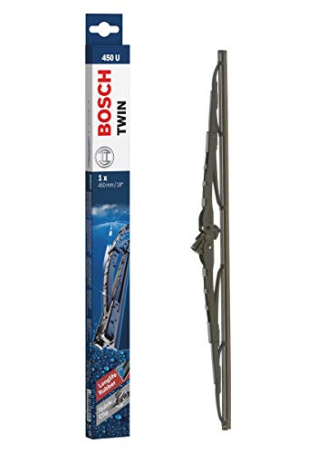 Bosch Wiper Blade Twin 450U, Length: 450mm – Single Front... - DIY & Tools Amazon UK à 3.77€