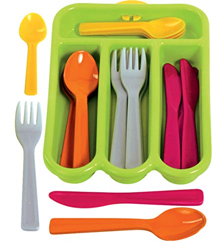 Gowi Toys Cutlery Set (Green) - Set of 4 - Jouets & Jeux Amazon Italie à 7.90€