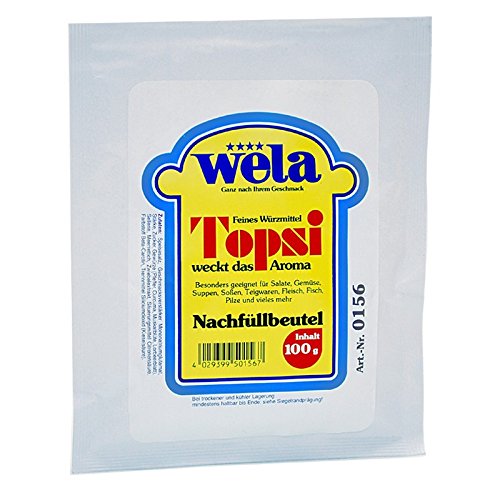 Wela Topsi Nachfüllbeutel 100 g - universelles... - High-Tech & Électronique Amazon Allemagne à 1.76€