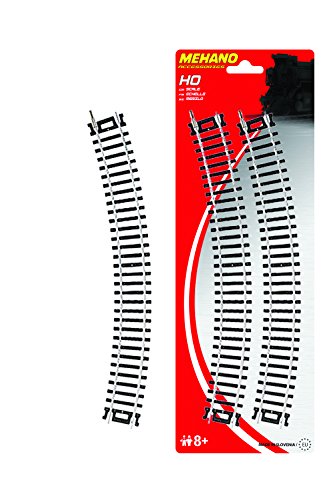 Mehano F210 - Ersatz Gleis - 4er Set Gebogenes, Mehrfarbig - Amazon Allemagne à 3.29€
