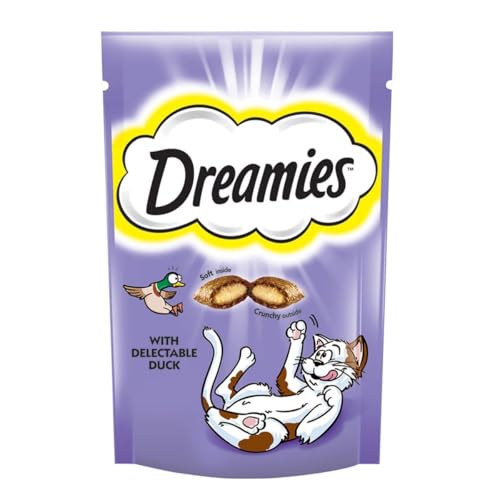 Dreamies Cat Treats with Duck, 60g - Animalerie Amazon Royaume-Uni à 1.65€