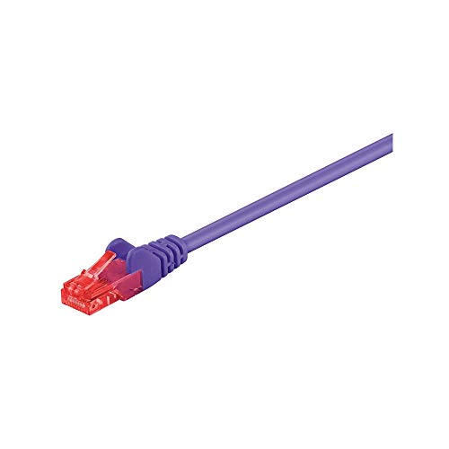 Goobay 95281 CAT 6 Cavo Patch di Rete, U/UTP, Viola, 5m... - Animalerie en promo à 4.89€