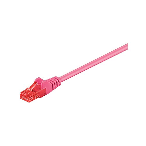 Goobay 95270 CAT 6 Patchkabel, U/UTP, Magenta, CCA... - Animalerie Amazon Allemagne à 2.76€