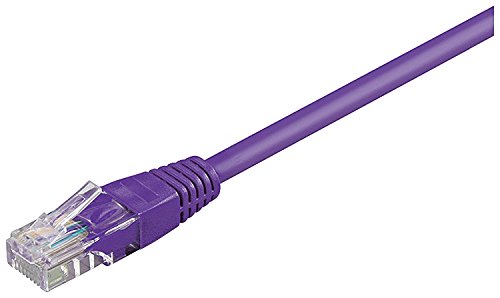 Goobay 95272 CAT 6 Patchkabel, U/UTP, Violett - Bon plan à 1.98€