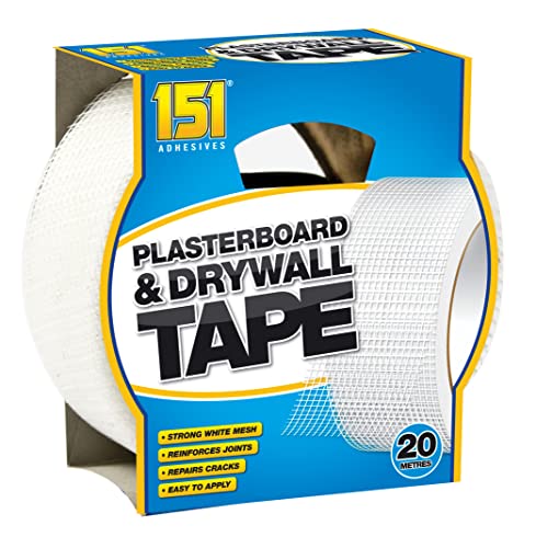 151 Diy Plasterboard White Strong Mesh Tape, 20 Metre Roll - Maison & Cuisine Amazon Royaume-Uni à 3.00€