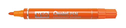 Pentel Marker N50-F Permanentmarker, 1 Stück, orange - Bon plan à 3.40€
