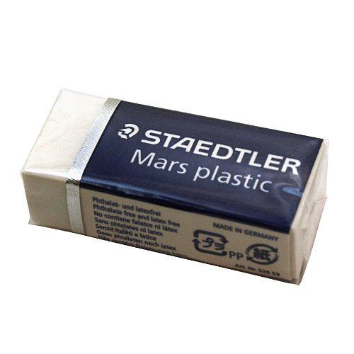 Staedtler Mars plastic 526 53 Gomma, 40 x 19 x 13 mm, 1... - Fournitures Bureau en promo à 0.90€