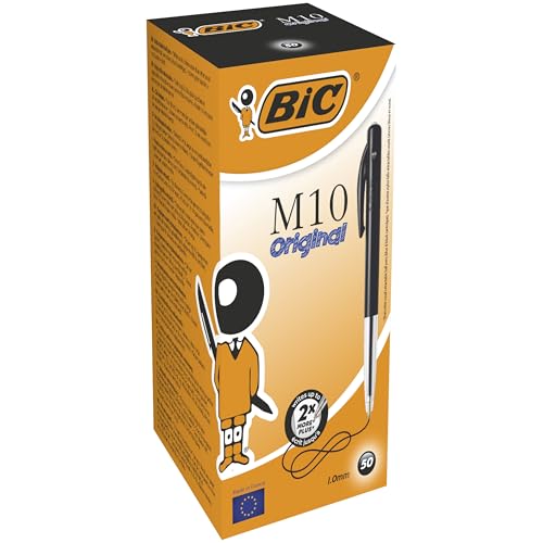 BIC M10 Original Stylos-Bille Rétractables Pointe Moyenne... - Maison & Cuisine en promo à 15.99€