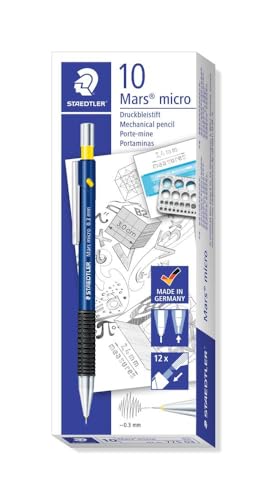 STAEDTLER Mars Micro Druckbleistift, 0,3 mm, 10 Stück 775 03 - Amazon Germany à 9.51€