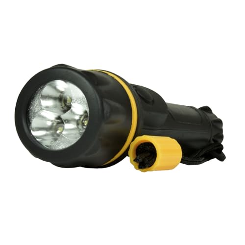Mercury Heavy Duty LED Rubber Torch Durable Handheld Torch... - Maison & Cuisine en promo à 2.99€